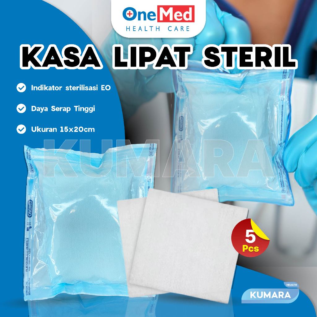 ONEMED - Kasa Lipat Steril 15x20cm | Kasa Tahu | KUMARA 1 ONEMED - Kasa Lipat Steril 15x20cm | Kasa Tahu | KUMARA