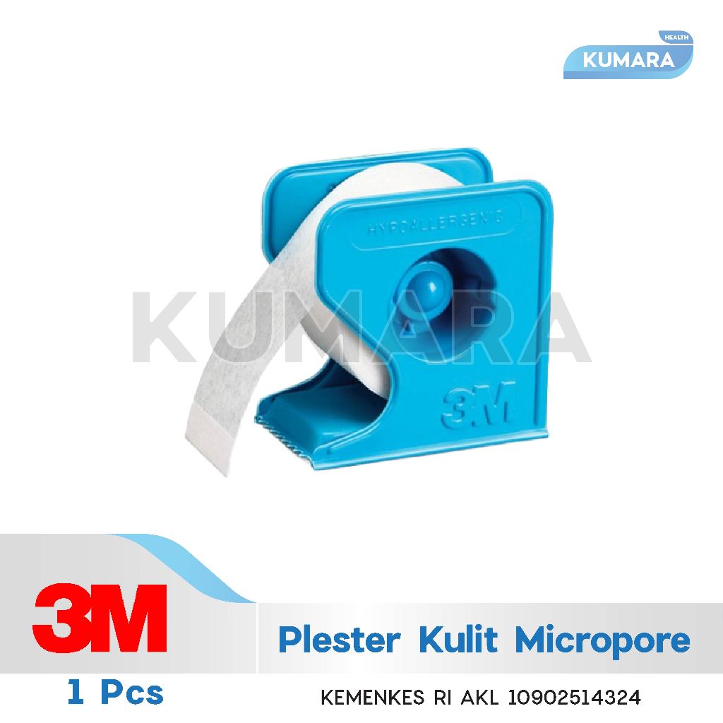 3M - Micropore Plester Surgical | Surgical Paper Tape Satuan | KUMARA 2 3M - Micropore Plester Surgical | Surgical Paper Tape Satuan | KUMARA - Image 2