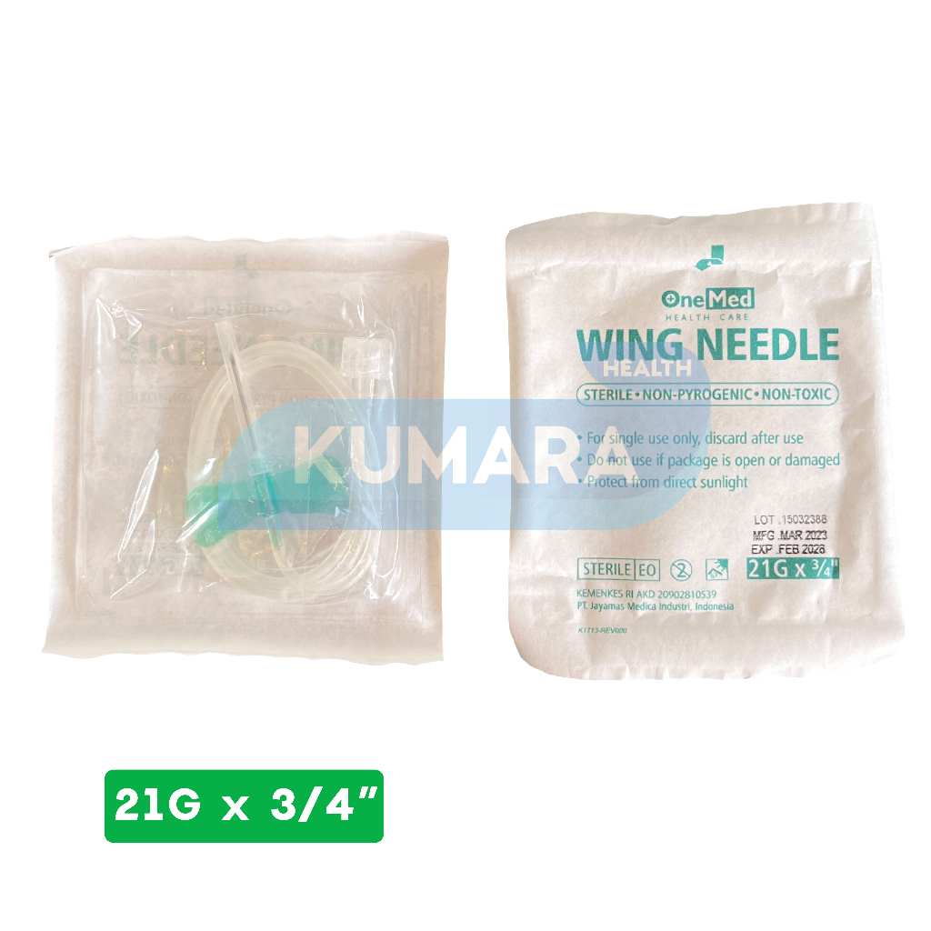 ONEMED - Wing Needle | Scalp Vein Set Pack | KUMARA 2 ONEMED - Wing Needle | Scalp Vein Set Pack | KUMARA - Image 2