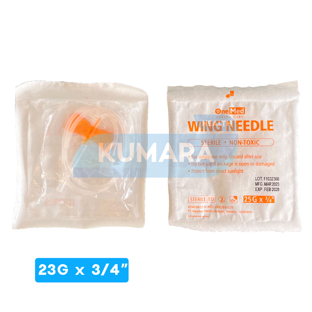 ONEMED - Wing Needle | Scalp Vein Set Pack | KUMARA 4 ONEMED - Wing Needle | Scalp Vein Set Pack | KUMARA - Image 4