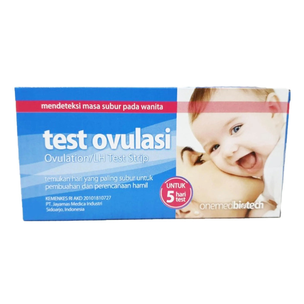 ONEMED - Test Ovulasi | Ovulation/LH Test Strip 1 Pack isi 5 | Mendeteksi Masa Subur 1 ONEMED - Test Ovulasi | Ovulation/LH Test Strip 1 Pack isi 5 | Mendeteksi Masa Subur