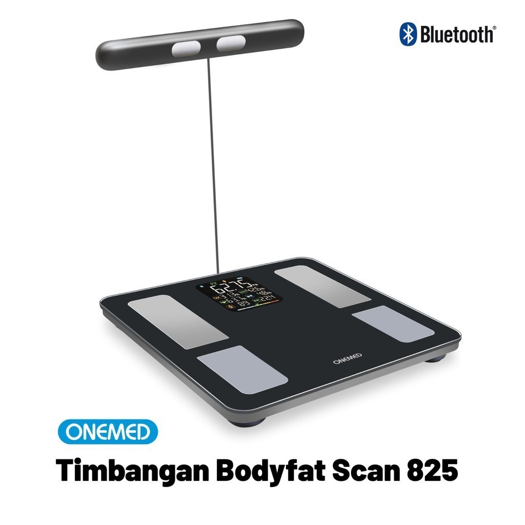 ONEMED - Timbangan Badan Digital Body Fat 825 with Bluetooth | Smart Body Composition Analyzer 2 ONEMED - Timbangan Badan Digital Body Fat 825 with Bluetooth | Smart Body Composition Analyzer - Image 2