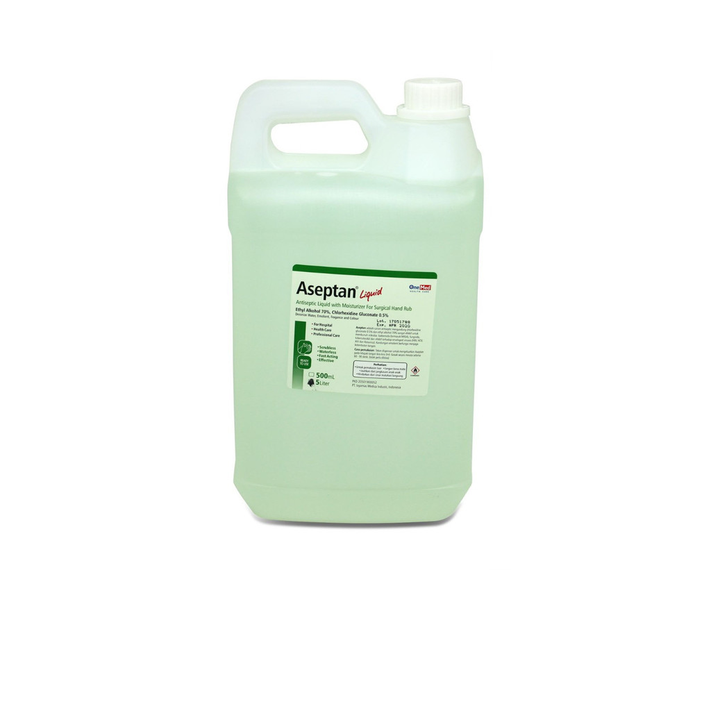 ONEMED - Aseptan Liquid 5 Liter | Galon Antiseptic 1 ONEMED - Aseptan Liquid 5 Liter | Galon Antiseptic