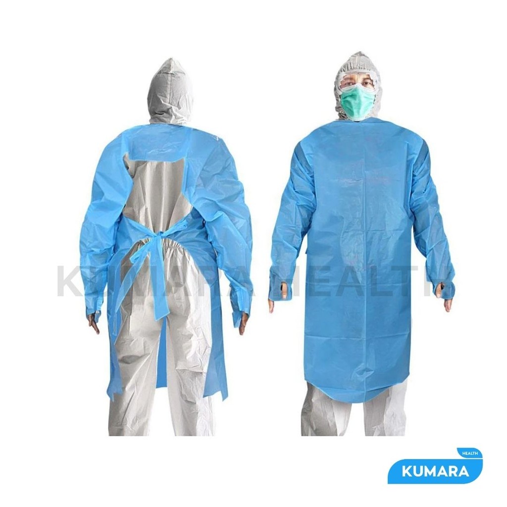 ONEMED - Apron Plastik Lengan Panjang Isi 10's / Celemek Plastik 2 ONEMED - Apron Plastik Lengan Panjang Isi 10's / Celemek Plastik - Image 2