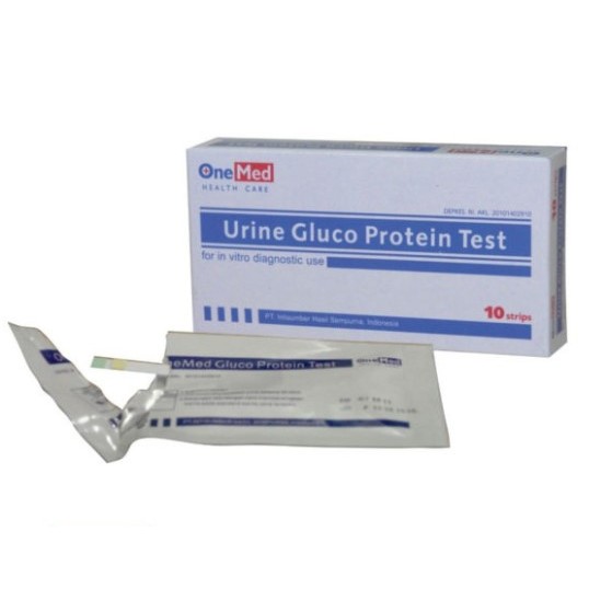 ONEMED - Urine Gluco Protein Test Isi 10's Box 2 ONEMED - Urine Gluco Protein Test Isi 10's Box - Image 2