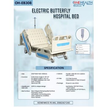 ONEHEALTH - Bed Electric EB 308 Butterfly / Bed Pasien Elektrik Kupu-Kupu 4 ginee 20251211144208976 4503262195