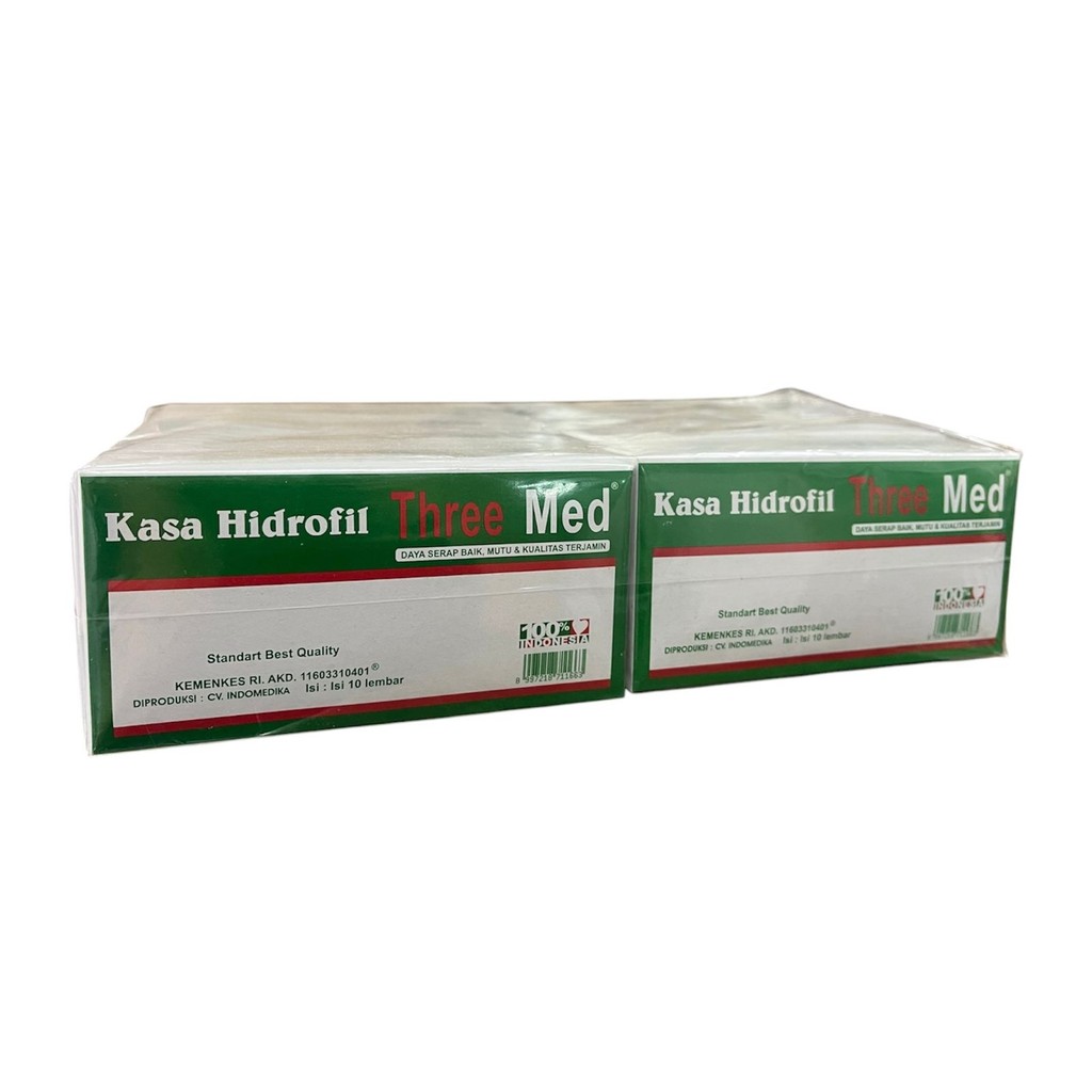 THREE MED - Kasa Kotak 16X16 Isi 10Pack | Kasa Hidrofil | KUMARA 3 THREE MED - Kasa Kotak 16X16 Isi 10Pack | Kasa Hidrofil | KUMARA - Image 3
