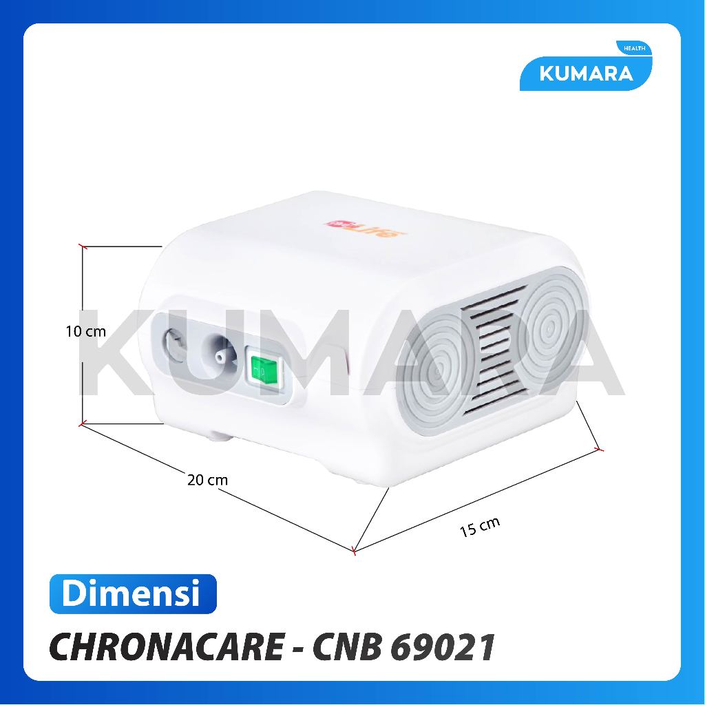 CHRONA CARE - Compressor Nebulizer Dewasa CNB 69021 / Alat Inhalasi / Nebulizer 1 CHRONA CARE - Compressor Nebulizer Dewasa CNB 69021 / Alat Inhalasi / Nebulizer