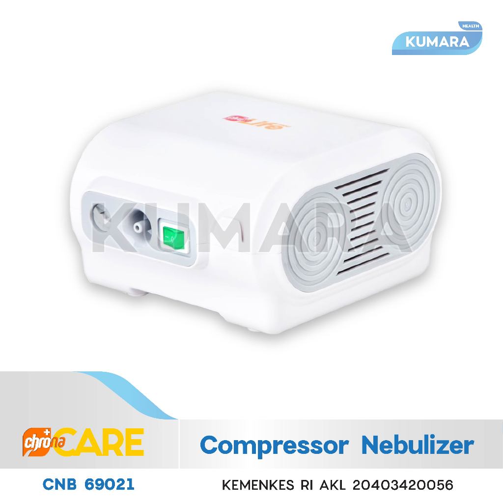 CHRONA CARE - Compressor Nebulizer Dewasa CNB 69021 / Alat Inhalasi / Nebulizer 2 CHRONA CARE - Compressor Nebulizer Dewasa CNB 69021 / Alat Inhalasi / Nebulizer - Image 2