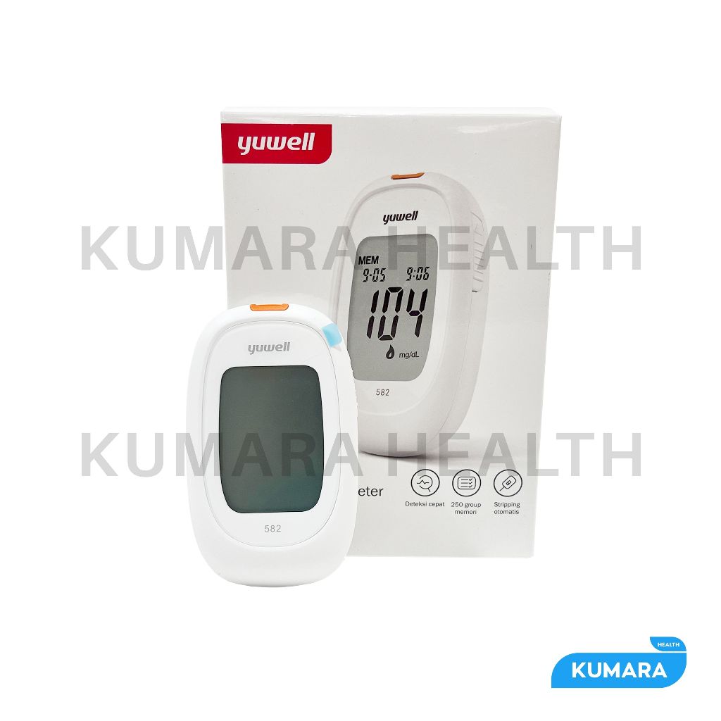YUWELL - Alat Cek Gula Darah 582 / Blood Glucose Meter 4 YUWELL - Alat Cek Gula Darah 582 / Blood Glucose Meter - Image 4