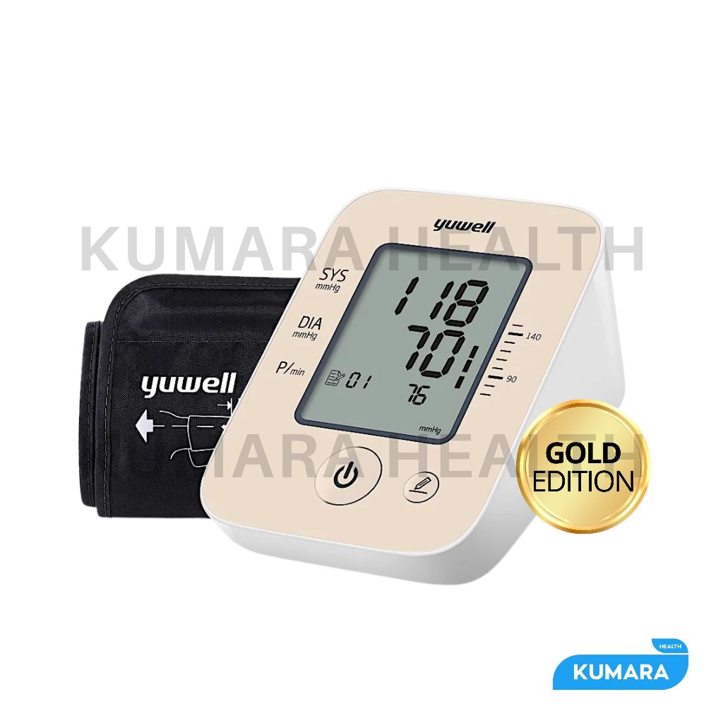 YUWELL - Tensimeter Digital YE 660 D Gold Edition / Alat Cek Tekanan Darah Digital + Cable USB 2 YUWELL - Tensimeter Digital YE 660 D Gold Edition / Alat Cek Tekanan Darah Digital + Cable USB - Image 2