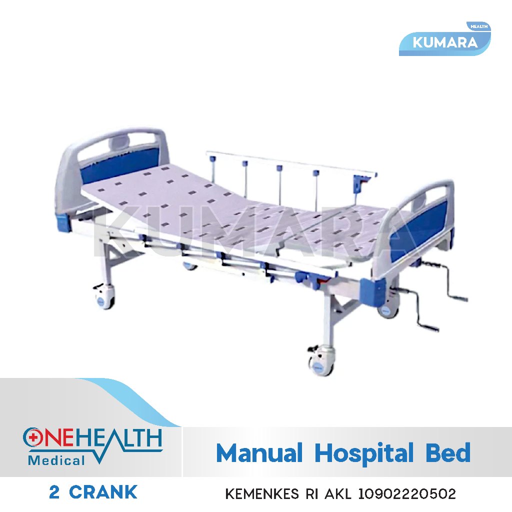 ONEHEALTH - Hospital Bed Manual 2 Crank Delux / Bed Pasien Manual 2 Engkol 2 ONEHEALTH - Hospital Bed Manual 2 Crank Delux / Bed Pasien Manual 2 Engkol - Image 2