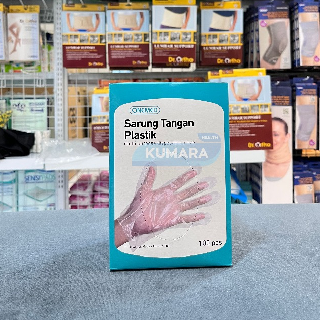 ONEMED - Sarung Tangan Plastik Box Isi 100'S / Sarung Tangan Plastik 6 ONEMED - Sarung Tangan Plastik Box Isi 100'S / Sarung Tangan Plastik - Image 6