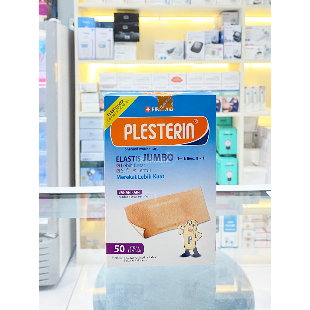 ONEMED - Plesterin Elastis Jumbo / Plester Luka 1 Box isi 50'S 3 ONEMED - Plesterin Elastis Jumbo / Plester Luka 1 Box isi 50'S - Image 3