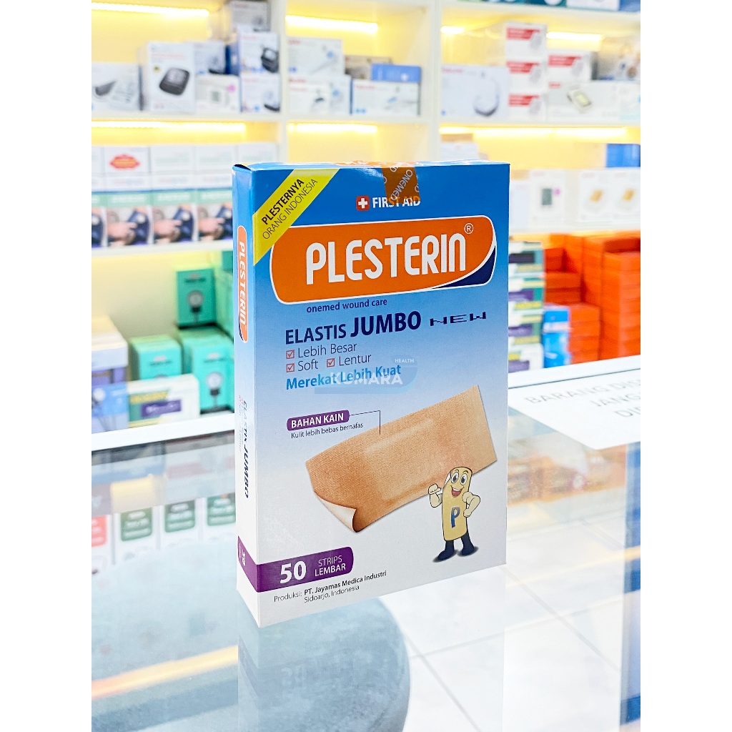 ONEMED - Plesterin Elastis Jumbo / Plester Luka 1 Box isi 50'S 4 ONEMED - Plesterin Elastis Jumbo / Plester Luka 1 Box isi 50'S - Image 4