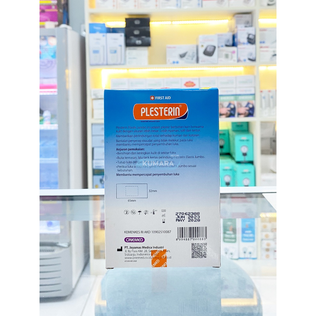 ONEMED - Plesterin Elastis Jumbo / Plester Luka 1 Box isi 50'S 5 ONEMED - Plesterin Elastis Jumbo / Plester Luka 1 Box isi 50'S - Image 5