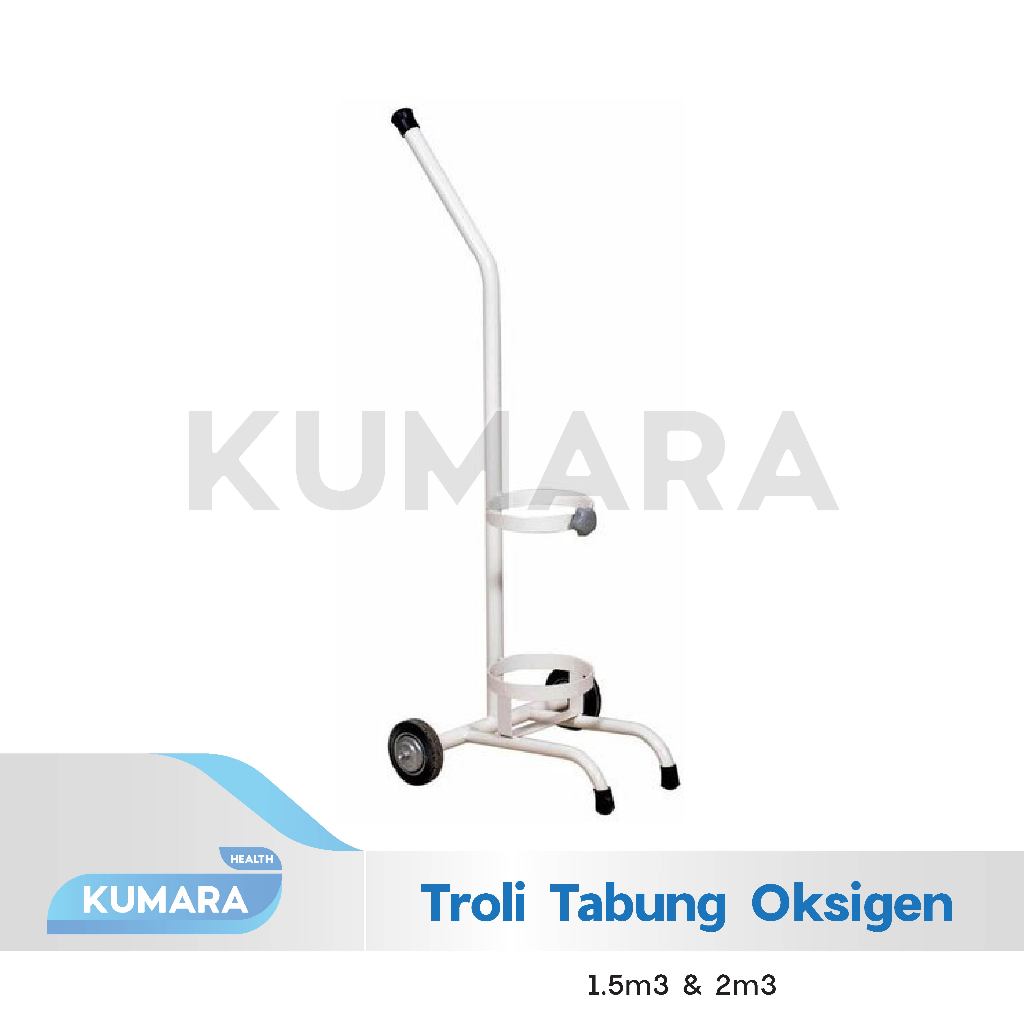 KUMARA - Troli Tabung Oksigen 1.5m3 & 2m3/ Trolley Oxygen 1 KUMARA - Troli Tabung Oksigen 1.5m3 & 2m3/ Trolley Oxygen