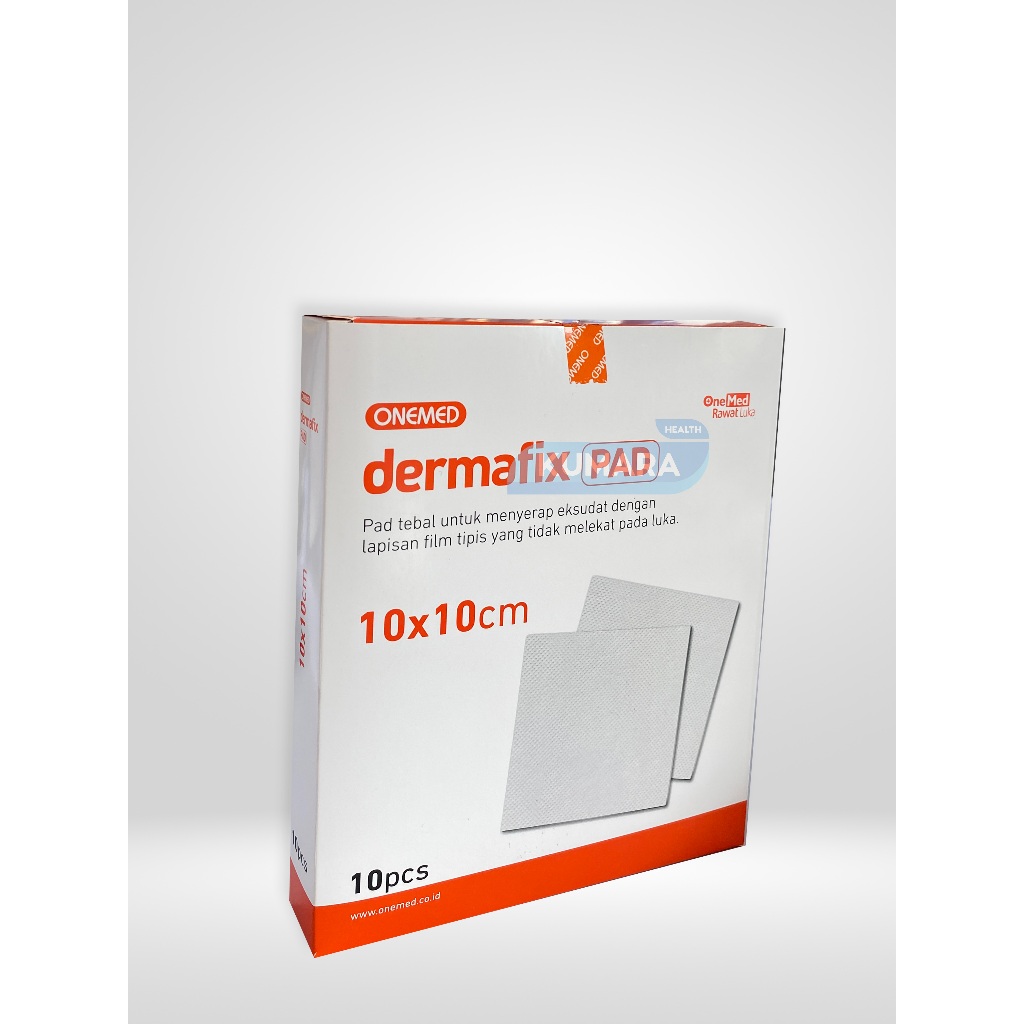 ONEMED - Dermafix Pad 10x10 Cm Plester Pad Sterile isi 10'S - BOX 4 ONEMED - Dermafix Pad 10x10 Cm Plester Pad Sterile isi 10'S - BOX - Image 4
