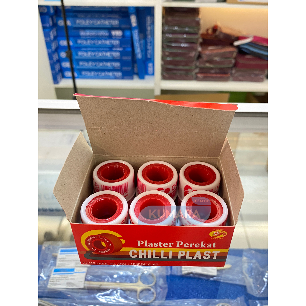 CHILI PLAST - Plester Perekat 1.25 cm x 1 m Roll 6 CHILI PLAST - Plester Perekat 1.25 cm x 1 m Roll - Image 6