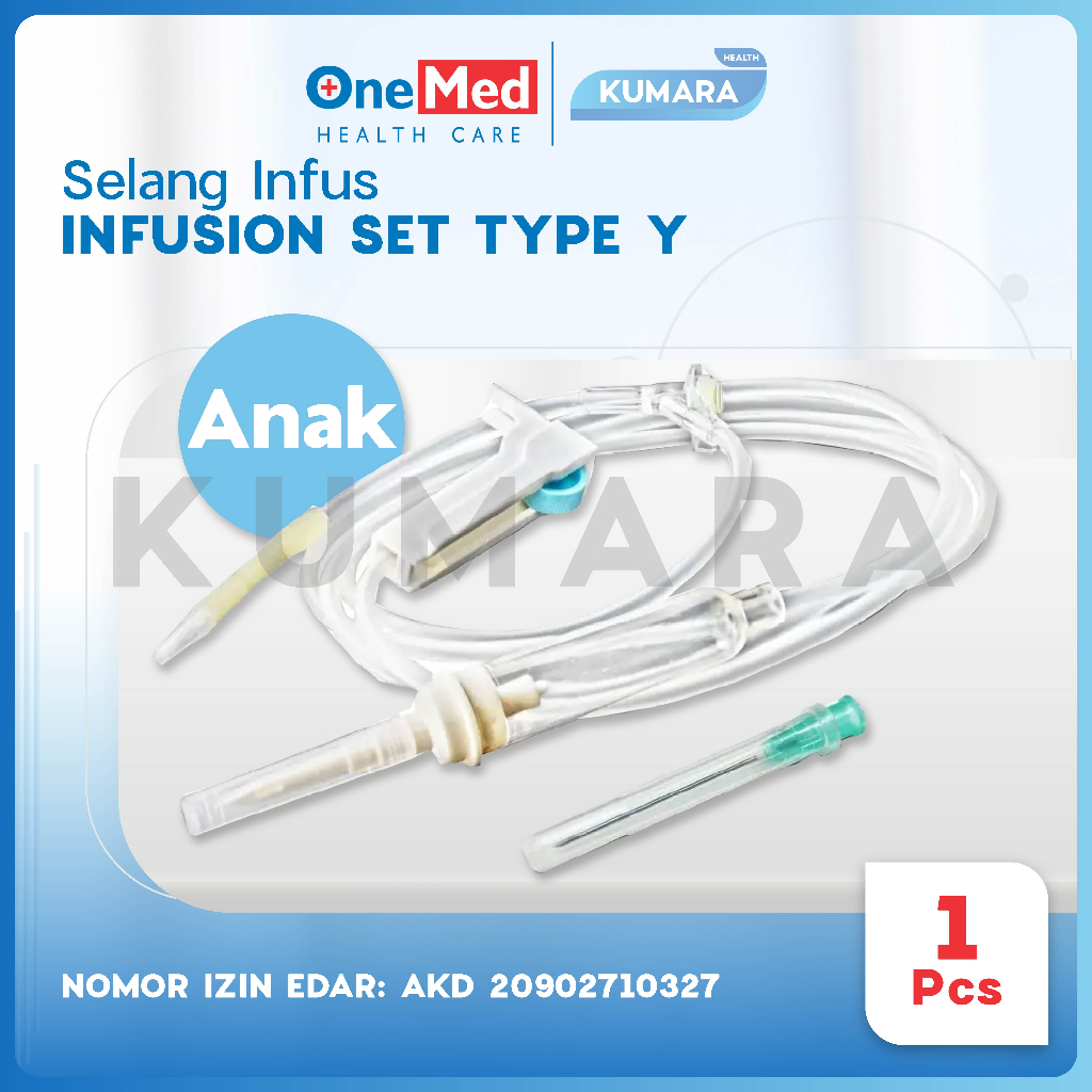 ONEMED - Infusion Set Tipe Y Anak / Selang Infus Anak Tipe Y Pcs 1 ONEMED - Infusion Set Tipe Y Anak / Selang Infus Anak Tipe Y Pcs