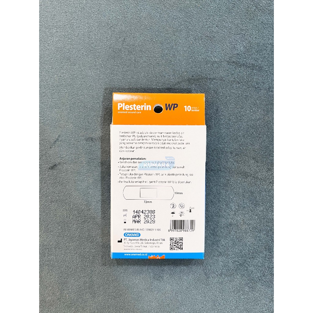 ONEMED - Plesterin WP / Plester Waterproof Anti Air Box isi 10's 4 ONEMED - Plesterin WP / Plester Waterproof Anti Air Box isi 10's - Image 4