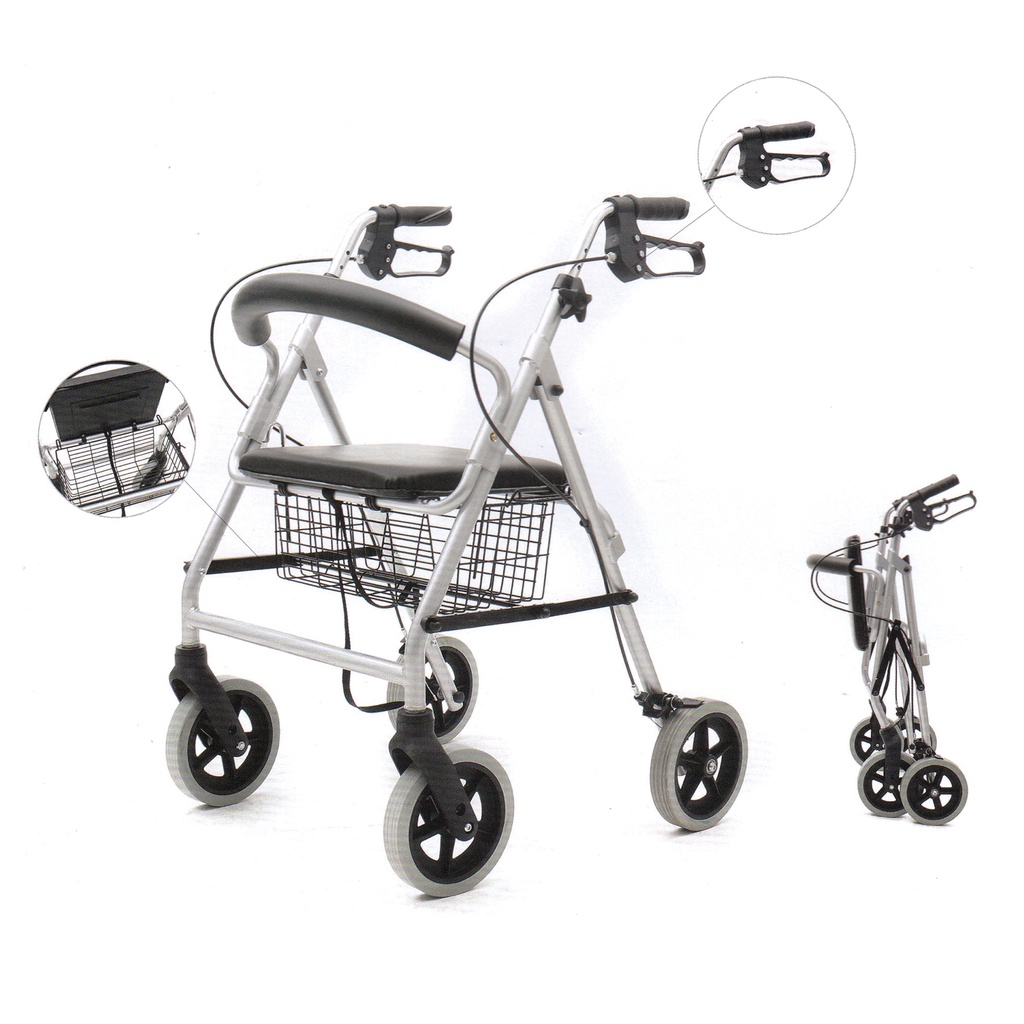 GEA - Rollator Alumunium AL-4200 / Alat Bantu Jalan 3 GEA - Rollator Alumunium AL-4200 / Alat Bantu Jalan - Image 3