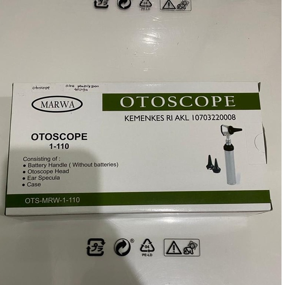 MARWA - Otoscope Stainless / Otoskop THT Periksa Telinga 2 MARWA - Otoscope Stainless / Otoskop THT Periksa Telinga - Image 2