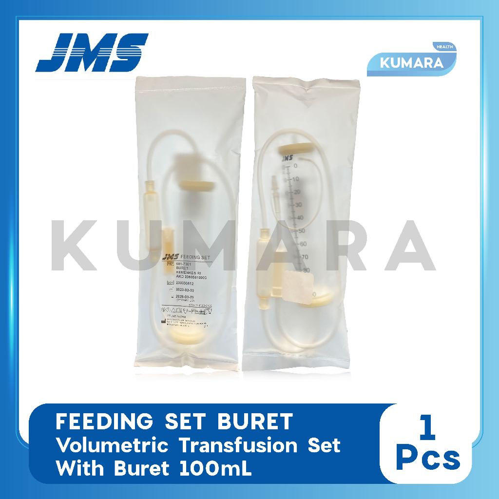 JMS - Feeding Set 100ml / Feeding Buret Volumetric Transfusion Set Pcs 1 JMS - Feeding Set 100ml / Feeding Buret Volumetric Transfusion Set Pcs
