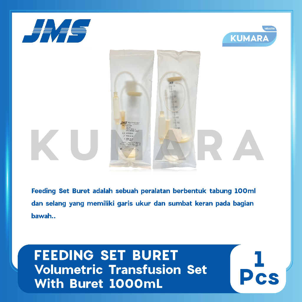 JMS - Feeding Set 100ml / Feeding Buret Volumetric Transfusion Set Pcs 2 JMS - Feeding Set 100ml / Feeding Buret Volumetric Transfusion Set Pcs - Image 2