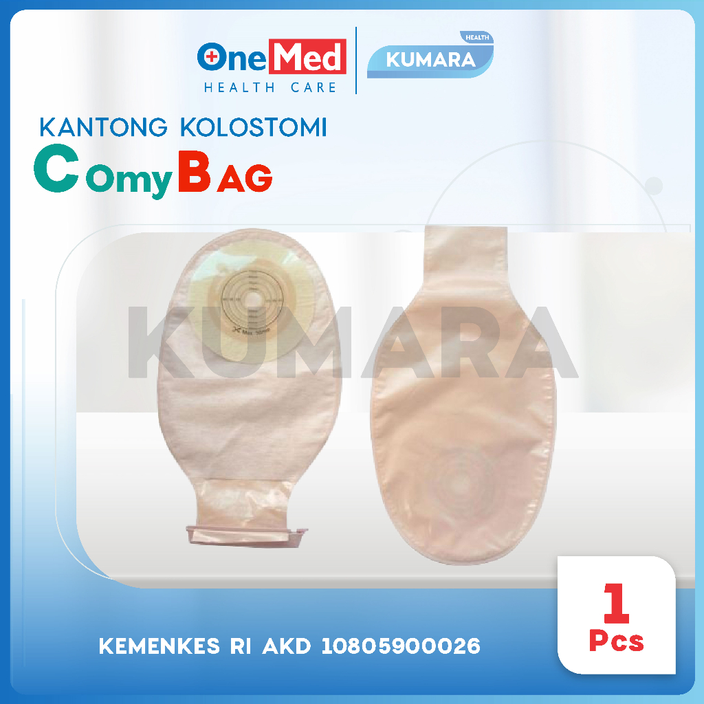 ONEMED - Colostomy Bag With Drainage / Comy Bag Kantong Kolostomi Pcs 1 ONEMED - Colostomy Bag With Drainage / Comy Bag Kantong Kolostomi Pcs