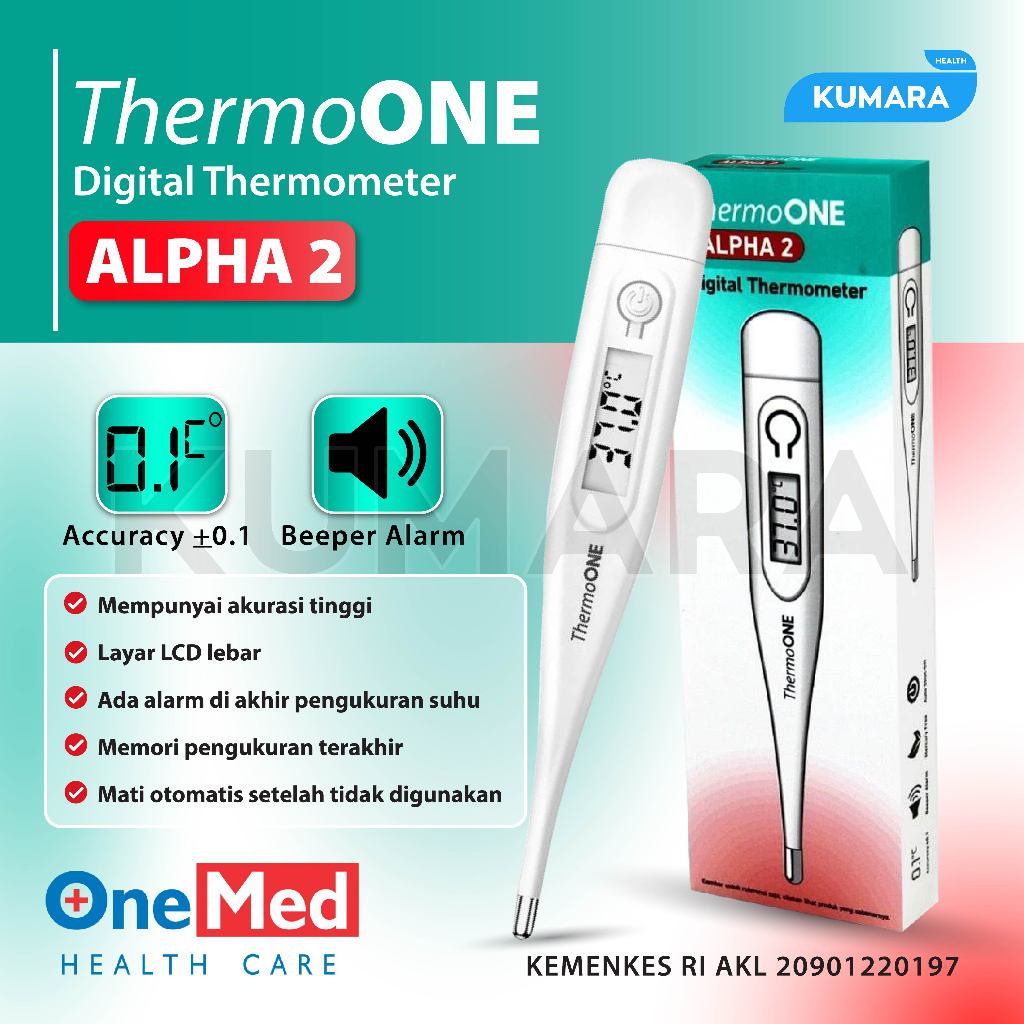 ONEMED - Termometer Digital ThermoOne Alpha 2 1 ONEMED - Termometer Digital ThermoOne Alpha 2