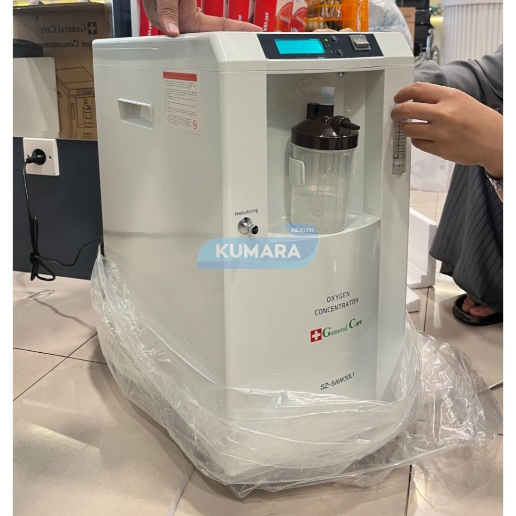 GENERAL CARE - Oxygen Concentrator 10 Liter SZ-5AW / Alat Penghasil Oksigen & Nebulizer 3 GENERAL CARE - Oxygen Concentrator 10 Liter SZ-5AW / Alat Penghasil Oksigen & Nebulizer - Image 3