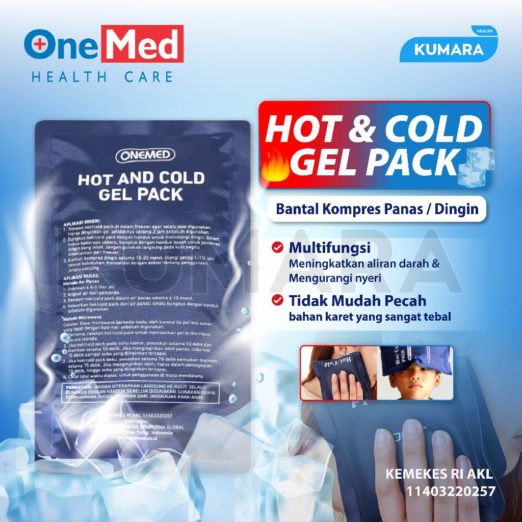 ONEMED - Hot & Cold Pack / Kompress Panas Dingin 1 ONEMED - Hot & Cold Pack / Kompress Panas Dingin