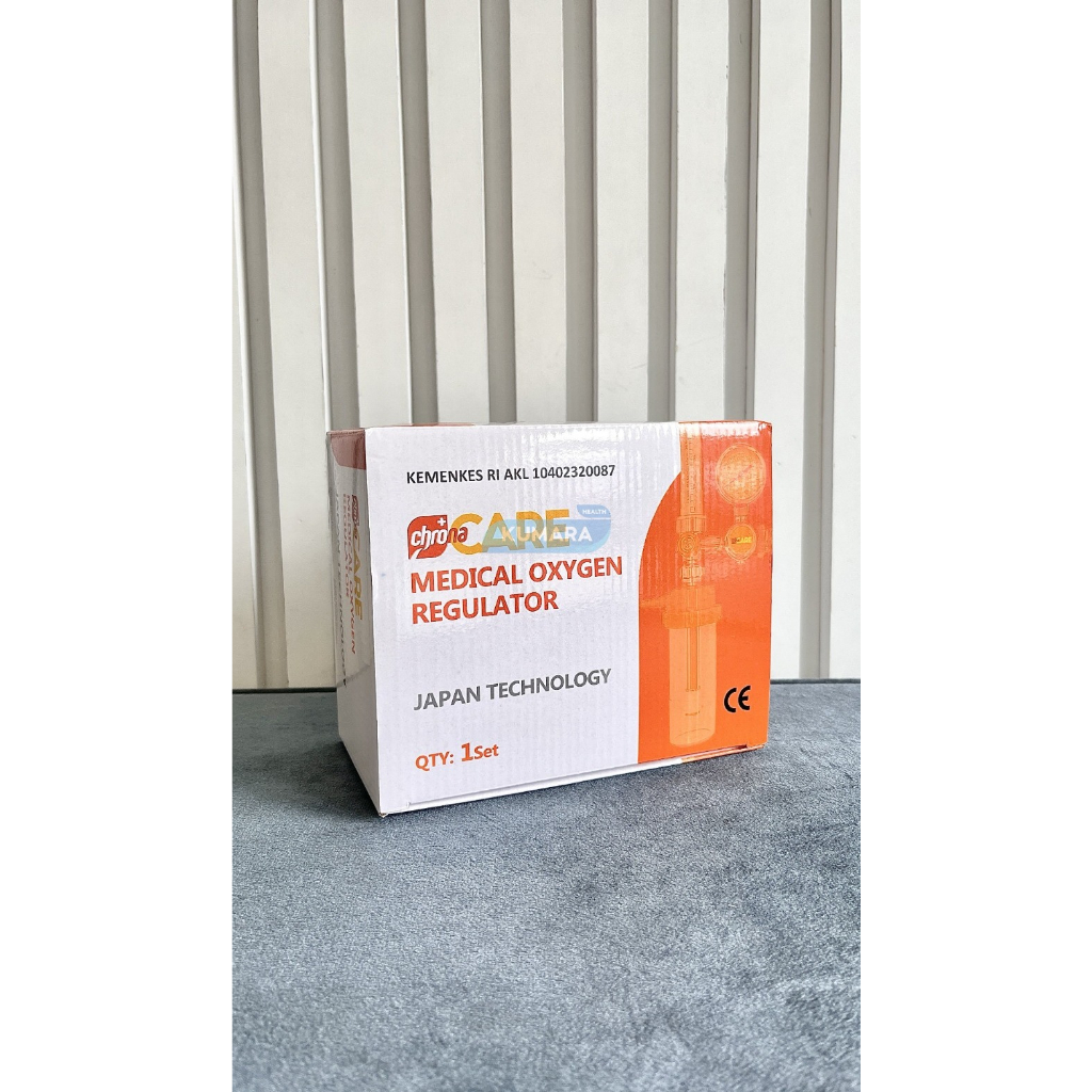 CHRONA CARE Regulator Oksigen | Teknologi Jepang & Material Brass | BOX 5 CHRONA CARE Regulator Oksigen | Teknologi Jepang & Material Brass | BOX - Image 5