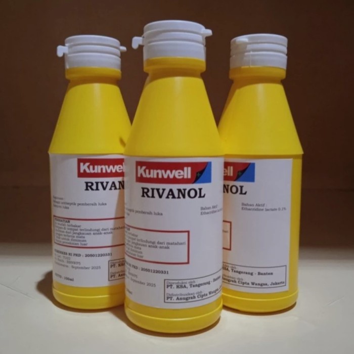 KUNWELL - Rivanol 100 ml / Antiseptik Rivanol 2 KUNWELL - Rivanol 100 ml / Antiseptik Rivanol - Image 2