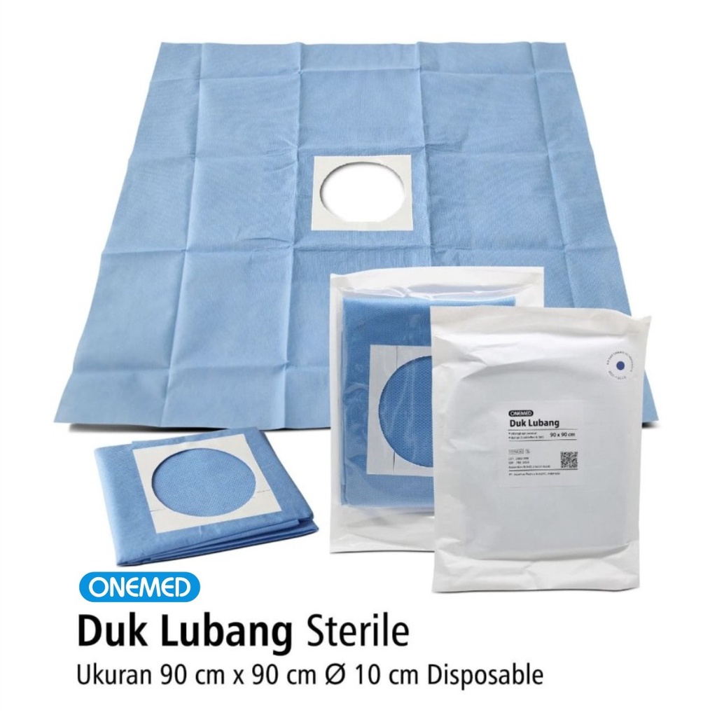 ONEMED - Duk Lubang Steril 60x90 CM (D 8CM) With Adhesive 3 ONEMED - Duk Lubang Steril 60x90 CM (D 8CM) With Adhesive - Image 3