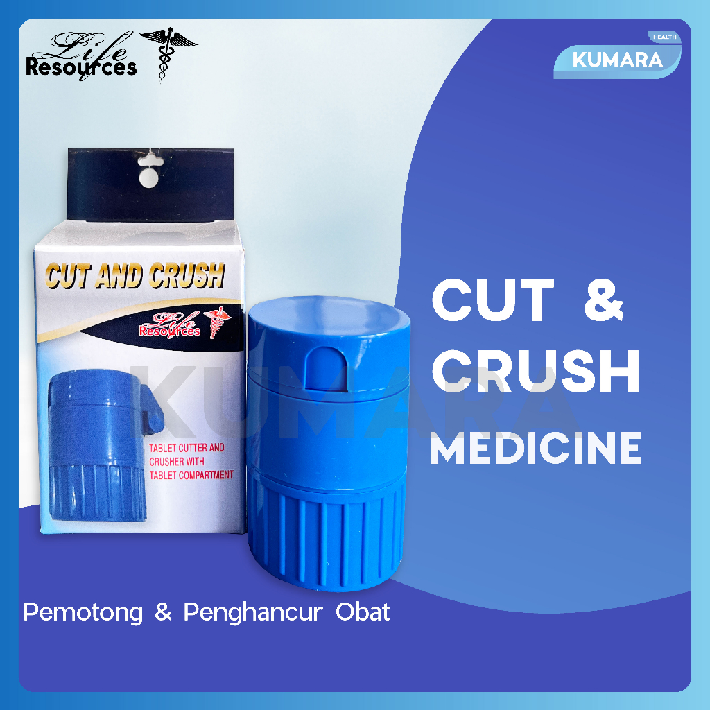 LIFE RESOURCES - Cut & Crush Medicine / Pemotong & Penghancur Obat 1 LIFE RESOURCES - Cut & Crush Medicine / Pemotong & Penghancur Obat