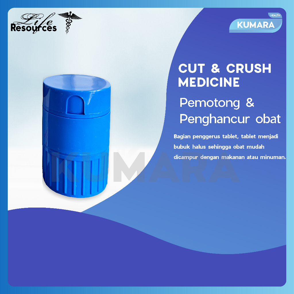 LIFE RESOURCES - Cut & Crush Medicine / Pemotong & Penghancur Obat 2 LIFE RESOURCES - Cut & Crush Medicine / Pemotong & Penghancur Obat - Image 2