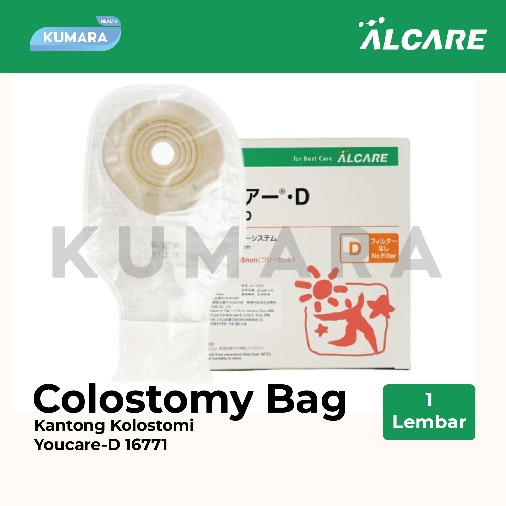 ALCARE - Colostomy Bag 16771 Youcare-D / Kantong Kolostomi Alcare Pcs 1 ALCARE - Colostomy Bag 16771 Youcare-D / Kantong Kolostomi Alcare Pcs