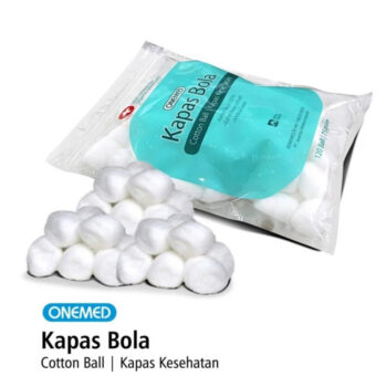 ONEMED - Kapas Bola Besar 160gr / Cotton Ball isi 100's 6 ginee 20251211173626163 2486310365