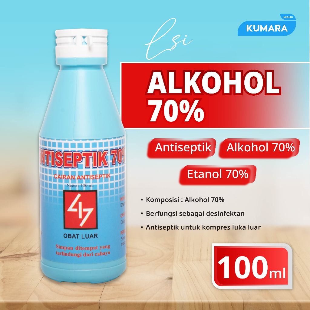 LSI - Alkohol 70% 100ml / Alcohol 70% 100ml 1 LSI - Alkohol 70% 100ml / Alcohol 70% 100ml