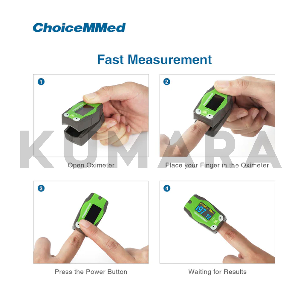 CHOICEMMED - Fingertip Pulse Oximeter Anak MD300C53 / Oksimeter Anak 4 CHOICEMMED - Fingertip Pulse Oximeter Anak MD300C53 / Oksimeter Anak - Image 4
