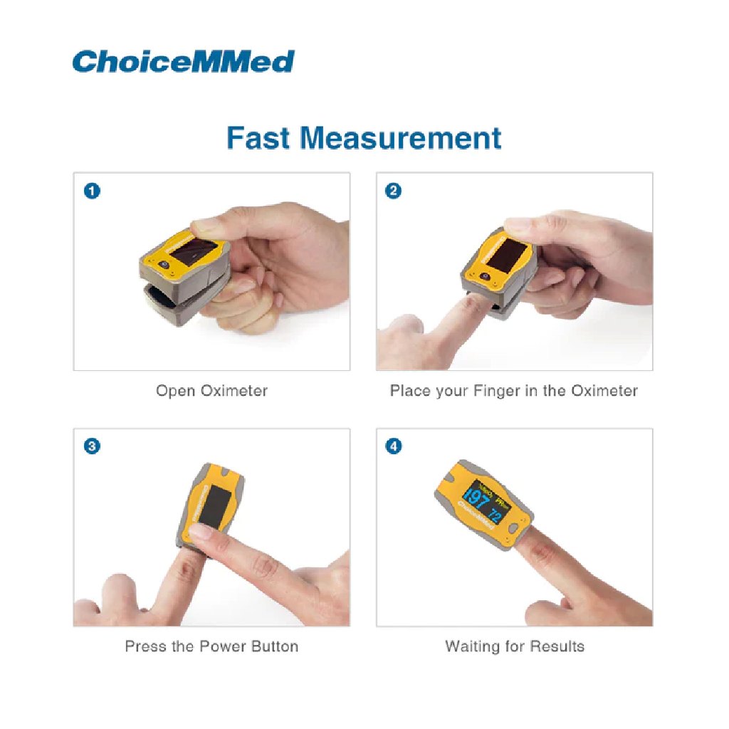 CHOICEMMED - Fingertip Pulse Oximeter Anak MD300C52 / Oksimeter Anak 4 CHOICEMMED - Fingertip Pulse Oximeter Anak MD300C52 / Oksimeter Anak - Image 4