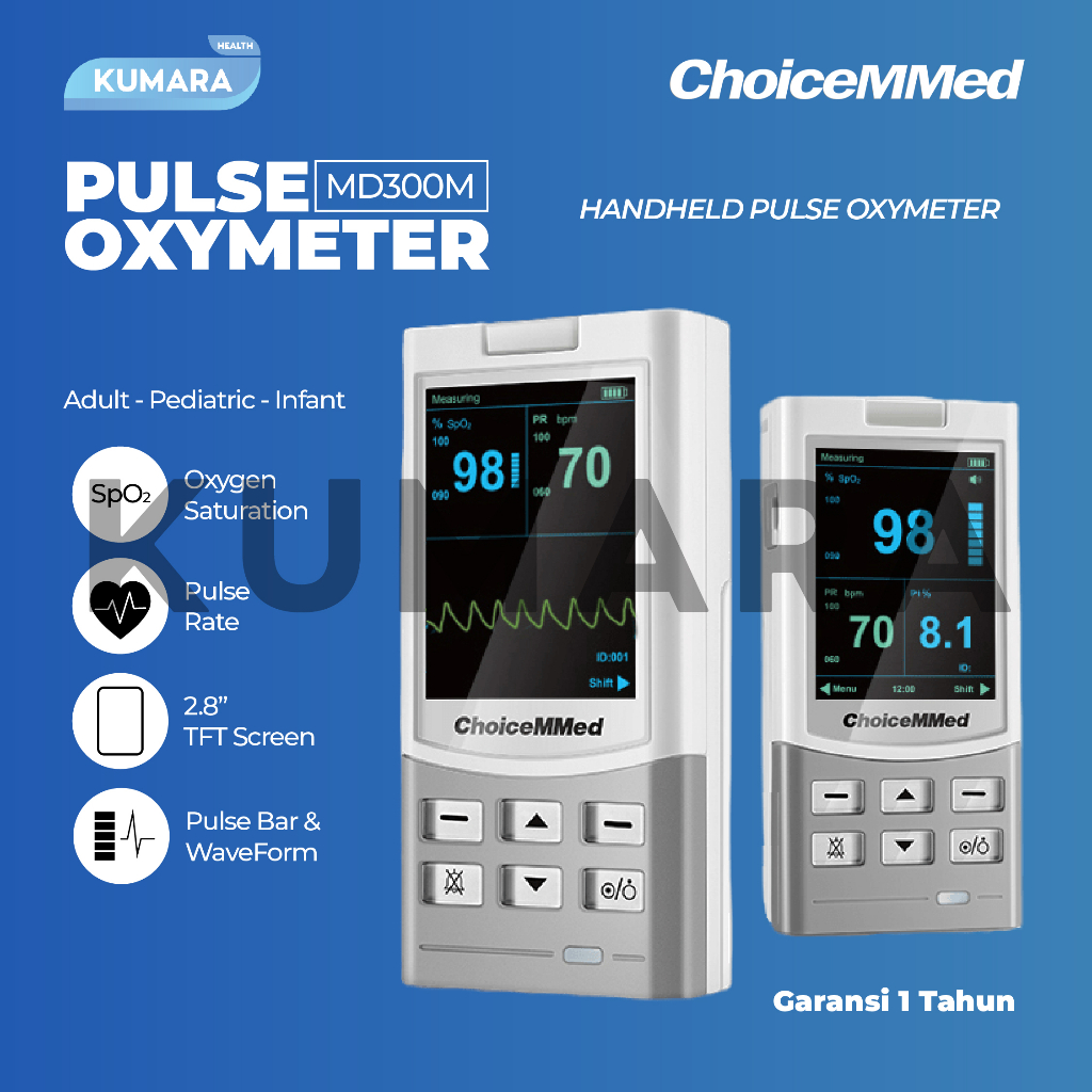 CHOICEMMED - Pulse Oximeter MD300M Handheld 1 CHOICEMMED - Pulse Oximeter MD300M Handheld