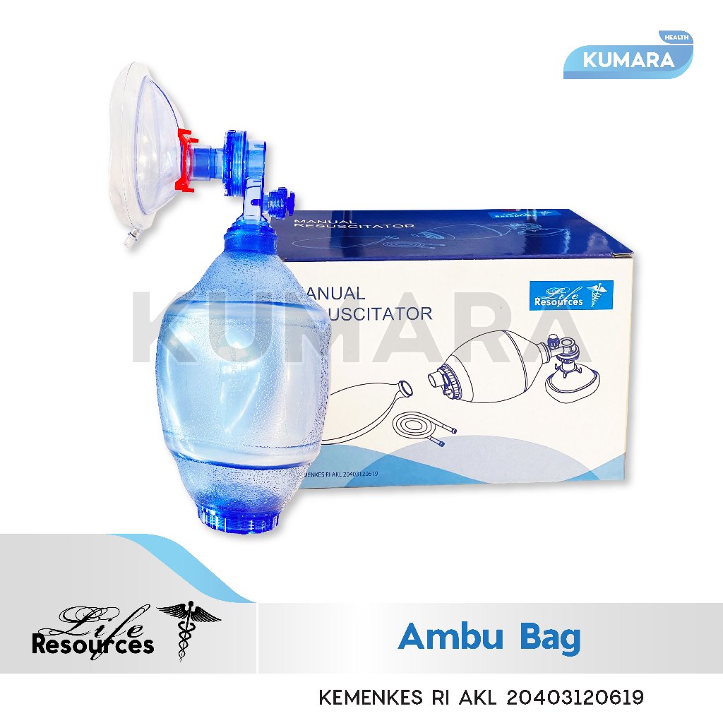 LIFE RESOURCES - Ambu Bag / Manual Resuscitator 1 LIFE RESOURCES - Ambu Bag / Manual Resuscitator