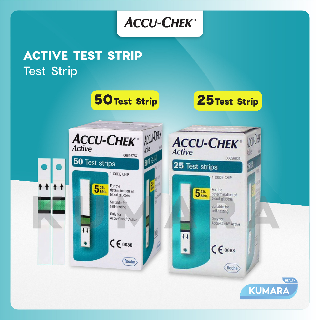 ACCU-CHEK - Strip Active 50's / Active Test Strip isi 50 1 ACCU-CHEK - Strip Active 50's / Active Test Strip isi 50