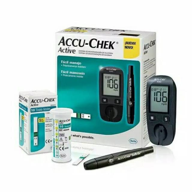 ACCU-CHEK - Alat Tes Gula Darah Active + 25 Strip / Active Blood Glucose Meter 3 ACCU-CHEK - Alat Tes Gula Darah Active + 25 Strip / Active Blood Glucose Meter - Image 3