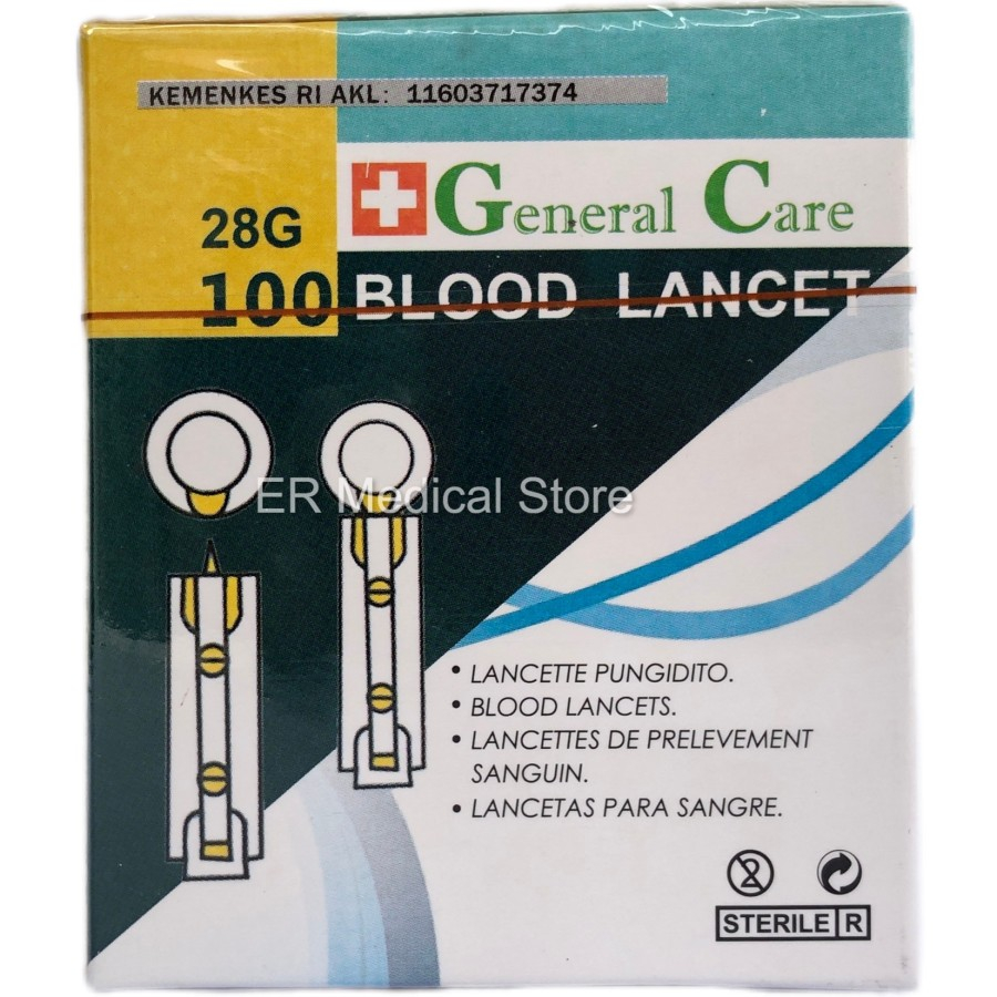 GENERAL CARE - Blood Lancet 28G isi 100's 3 GENERAL CARE - Blood Lancet 28G isi 100's - Image 3
