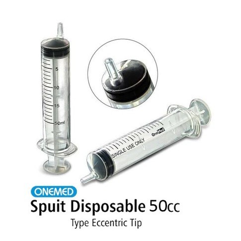 Onemed - Spuit 50cc Tanpa Jarum / Per PCS 5 Onemed - Spuit 50cc Tanpa Jarum / Per PCS - Image 5