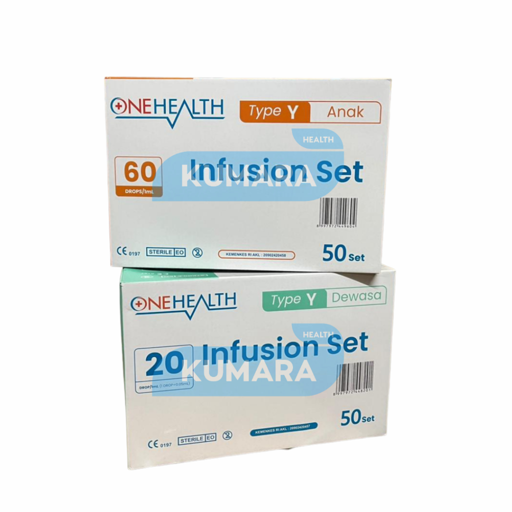ONEHEALTH - Infusion Set Type Y Dewasa dan Anak | Infuset Selang Infus Box Isi 50's | KUMARA 2 ONEHEALTH - Infusion Set Type Y Dewasa dan Anak | Infuset Selang Infus Box Isi 50's | KUMARA - Image 2